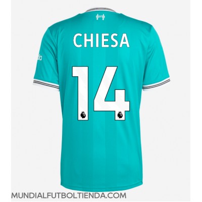 Camiseta Liverpool Federico Chiesa #14 Tercera Equipación Replica 2025-26 mangas cortas Camiseta Liverpool Federico Chiesa #14 Tercera Equipación Replica 2025-26 mangas cortas